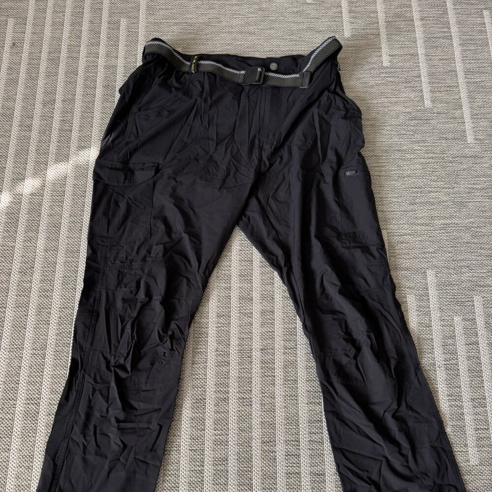 OutdoorSports Convertible Hiking Pants | Size XL | Black